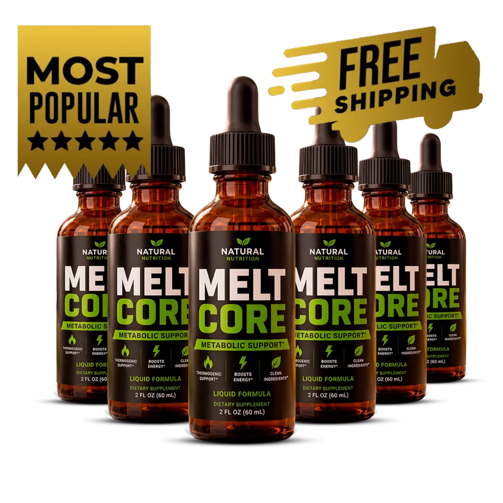 MeltCore 6 bottle value package for an extended daily metabolic wellness routine